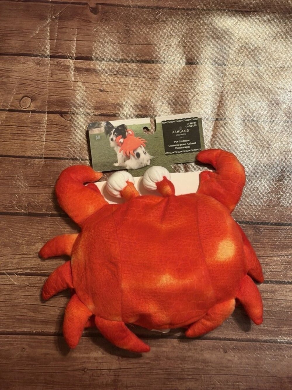 Ashland Halloween Pet Costume Red Crab Medium New Dog